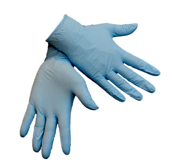 NITRBKPF	Alpha-Flex Heavy Duty Nitrile Disposable Gloves Blue - Box Of 100