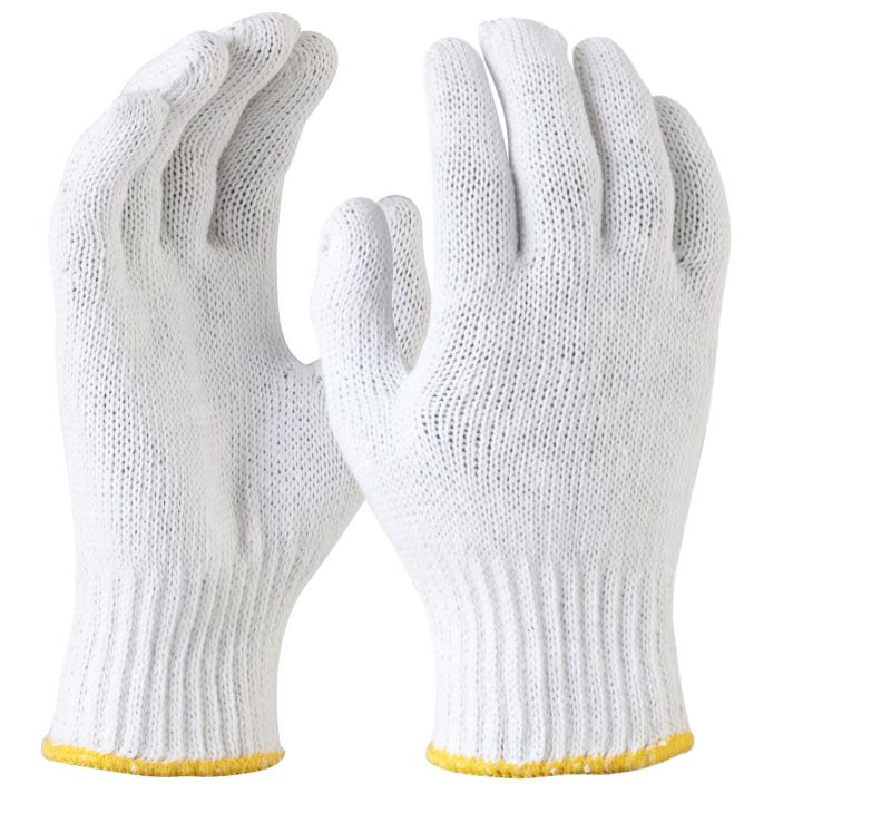 GKP103	Maxisafe - Bleached Knitted Poly Cotton - Liner Glove