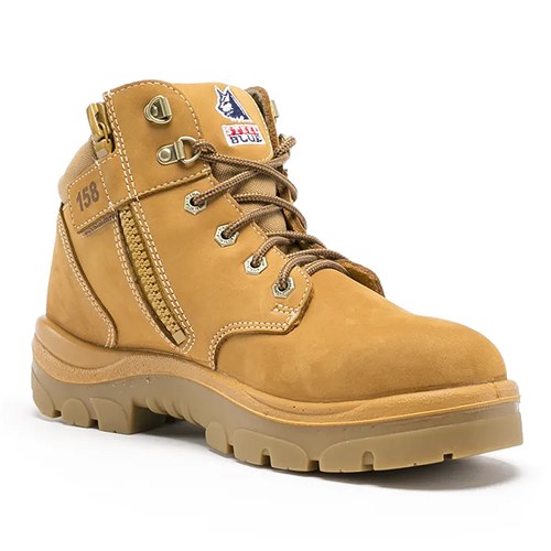 312158	Steel Blue - Parkes Boots - Wheat