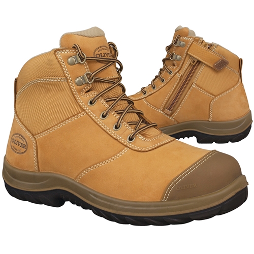 34-662	Oliver - Ankle Boots, Side Zip AT’S 34-662 - Wheat