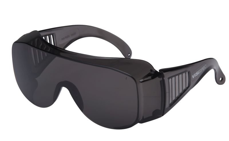 EVS301	Maxisafe - Visispec Safety Glasses - Smoke (Overspec / Override)