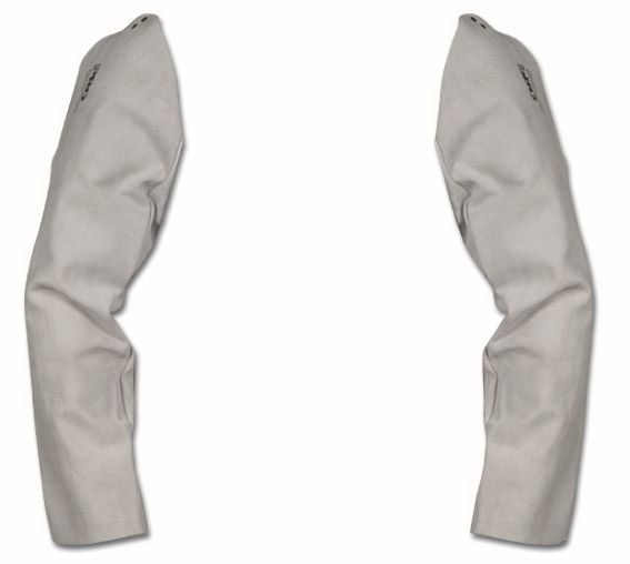 WSL184	Maxisafe - Long Leather Welders Sleeves With Loop