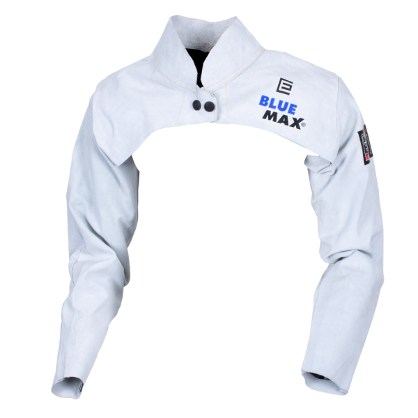 CW10WY	Elliotts - Blue Max Chrome Leather Welding Sleeves With Yoke