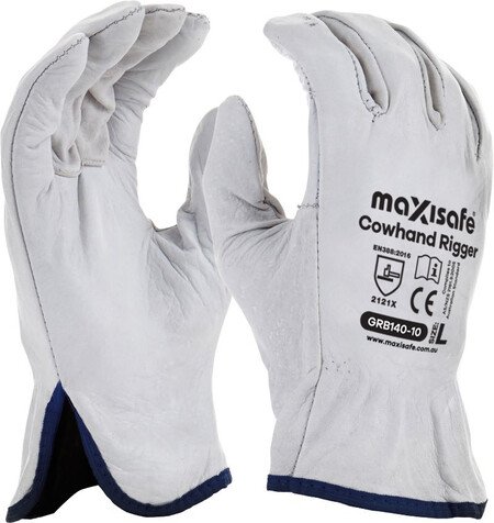 GRB140-08	Maxisafe - Full Grain Leather Rigger Glove - S