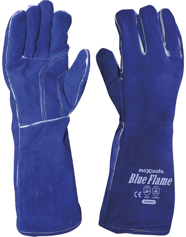 GWB163	Maxisafe - Blue Flame Premium Gauntlet Welder