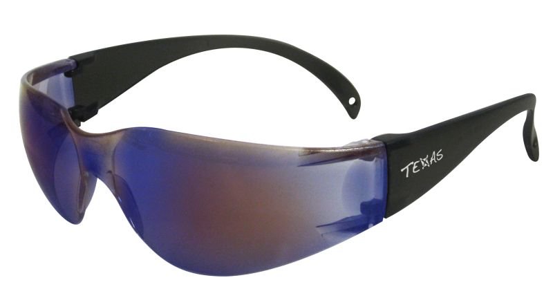 EBR333	Maxisafe - Texas Safety Glasses - Blue Mirror Lens