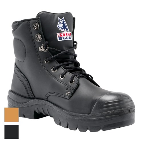 332102	Steel Blue - Argyle Boots - Black / Wheat / Whiskey