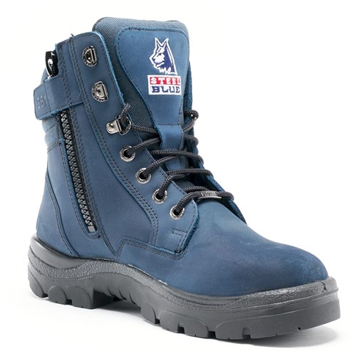 312361	Steel Blue - Southern Cross Zip Boots - Blue