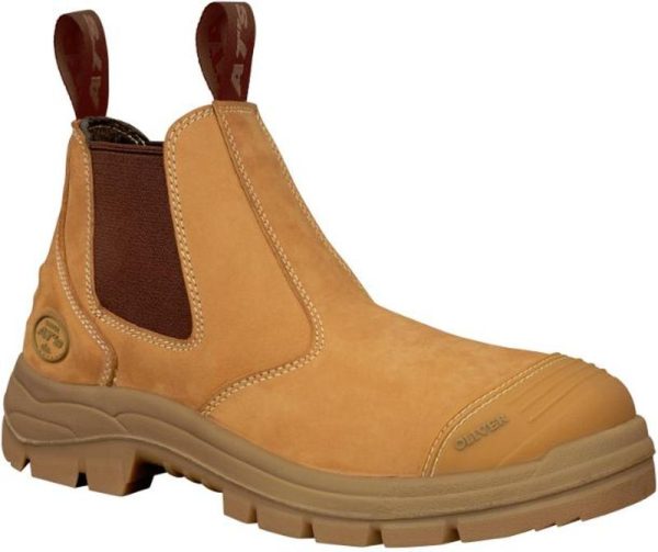 55-322	Oliver - Elastic Sided Boots, AT’S 55-322 - Wheat