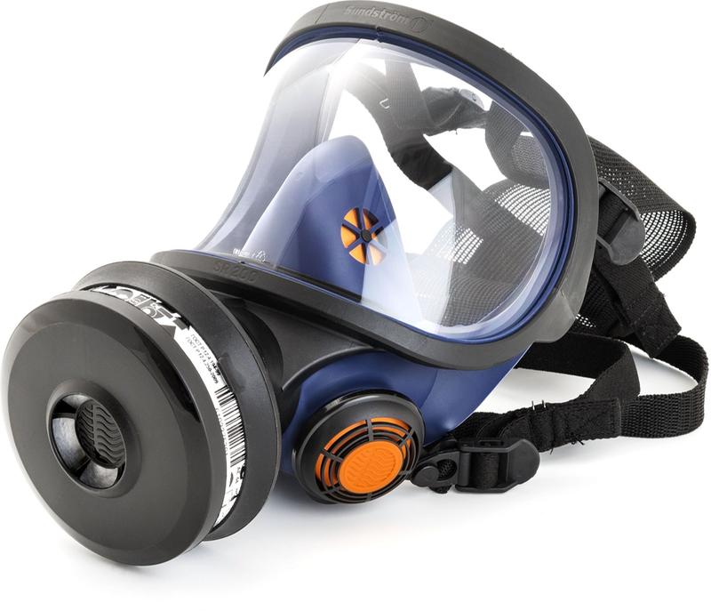 SR200	Sundstrom - Silicone SR200 Full Face Respirator with Polycarbonate Visor