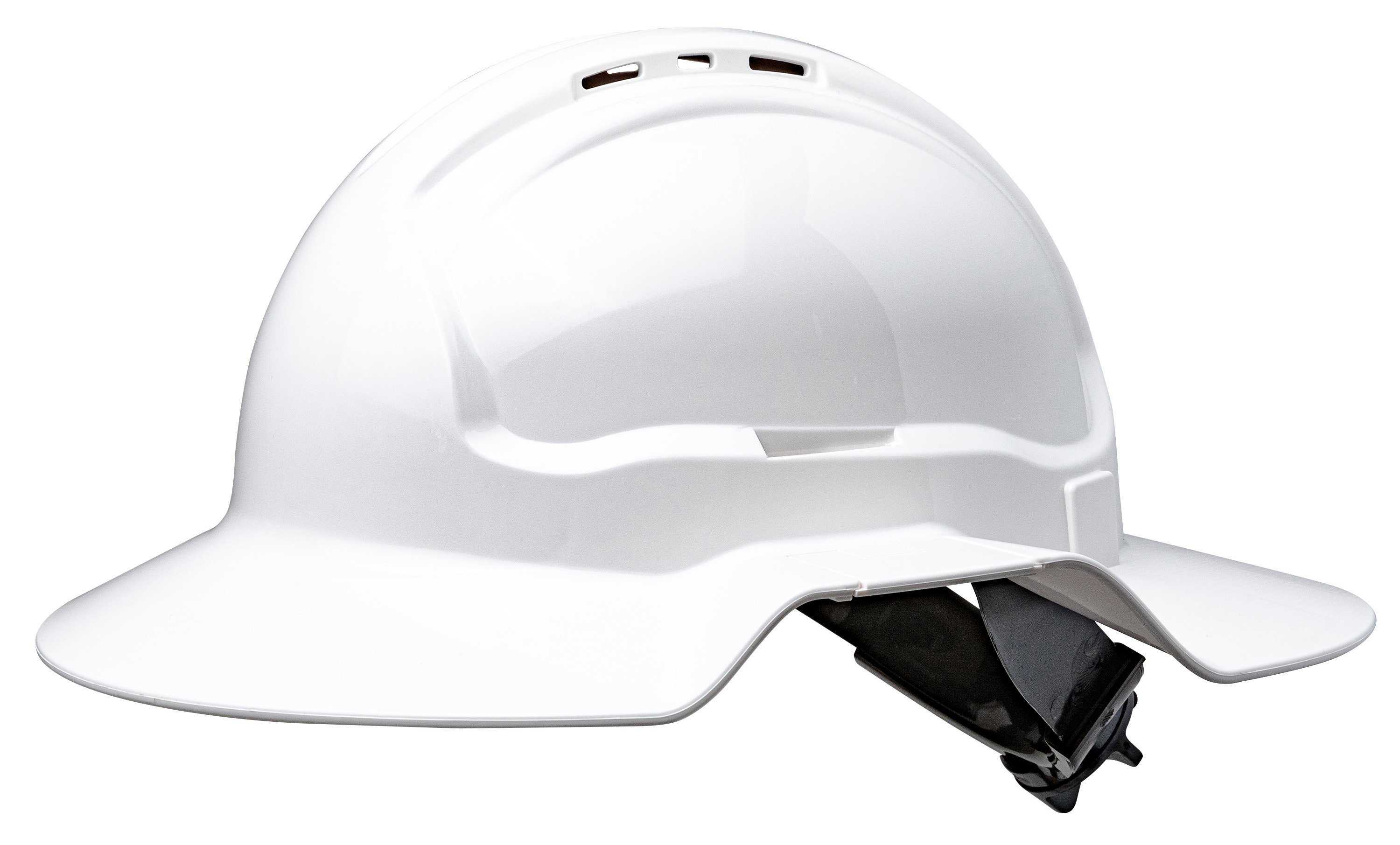 HVB570	Maxisafe - Broad Brim Vented Hard Hat, Unique 360 Broad Brim Design