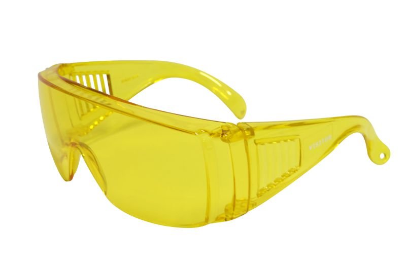 EVS352	Maxisafe - Visispec Safety Glasses - Amber (Overspec / Override)