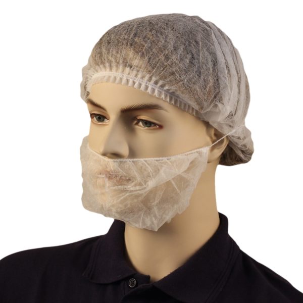 DBCSLW	Beard Covers, Single Loop 17GSM - White