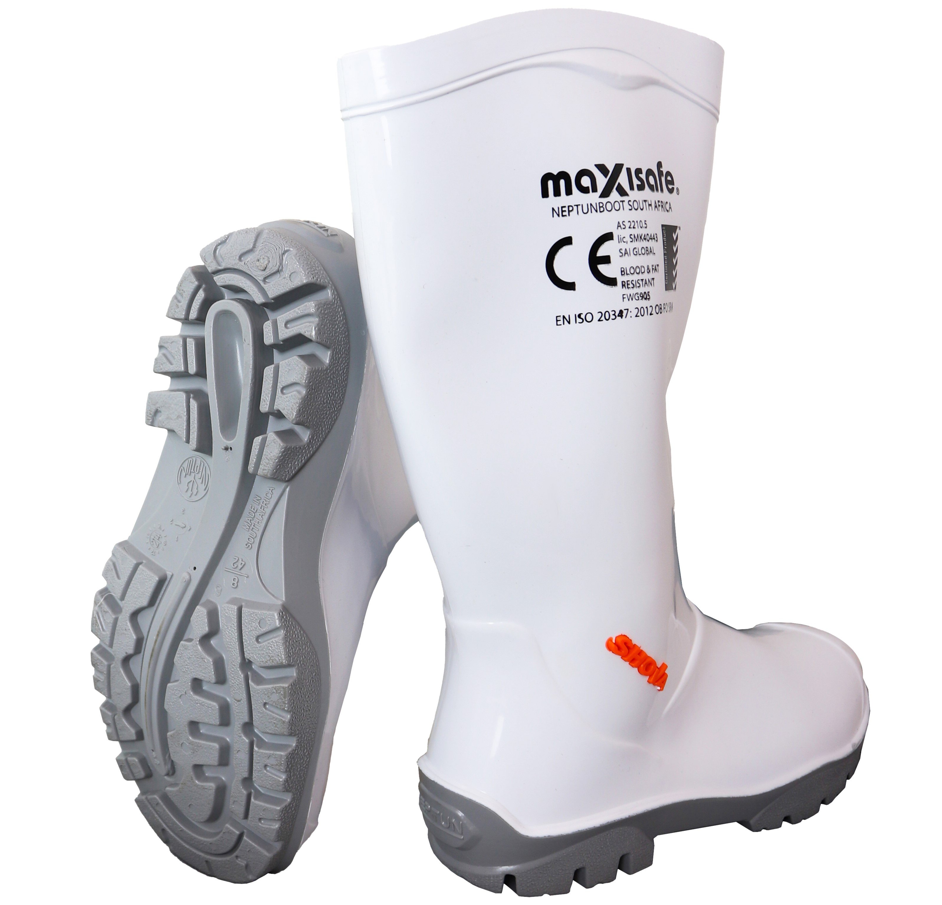 FWG905	Maxisafe - Shova' Non-Safety Gumboot, White