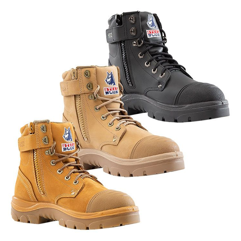 312652	Steel Blue - Argyle Boots - Black / Wheat / Sand