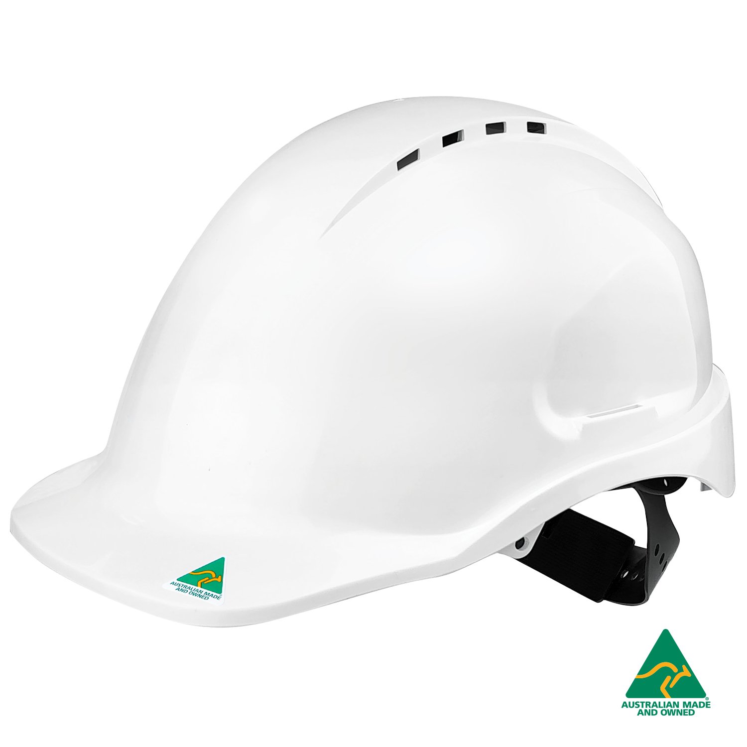 HVS590	Maxisafe - Vented Hard Hat, Sliplock Harness, 11 Point Ventilation