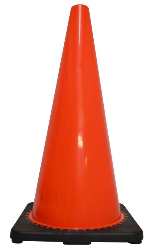 BTC761	Traffic Cone, Flexible PVC, UV Stabilised - Fluoro Orange - 700MM
