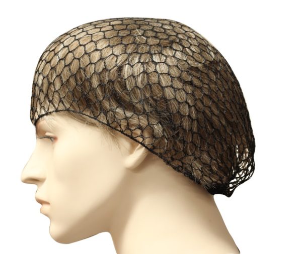 DHNNB	Hair Net, Nylon Large Mesh - Black