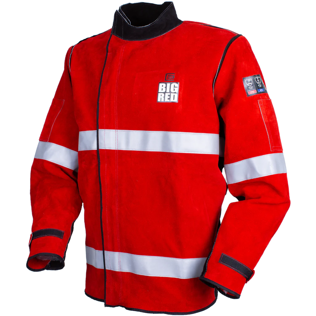 BRWJT1	Elliotts - BIG RED Welders Jacket With Reflective Trim