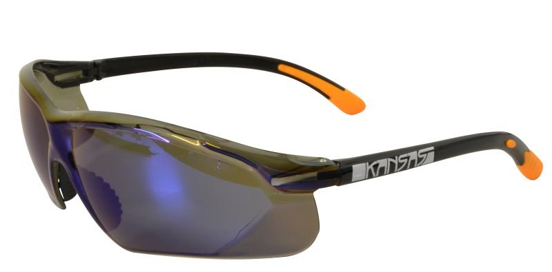EKA306	Maxisafe - Kansas Safety Glasses Blue Mirror Lens