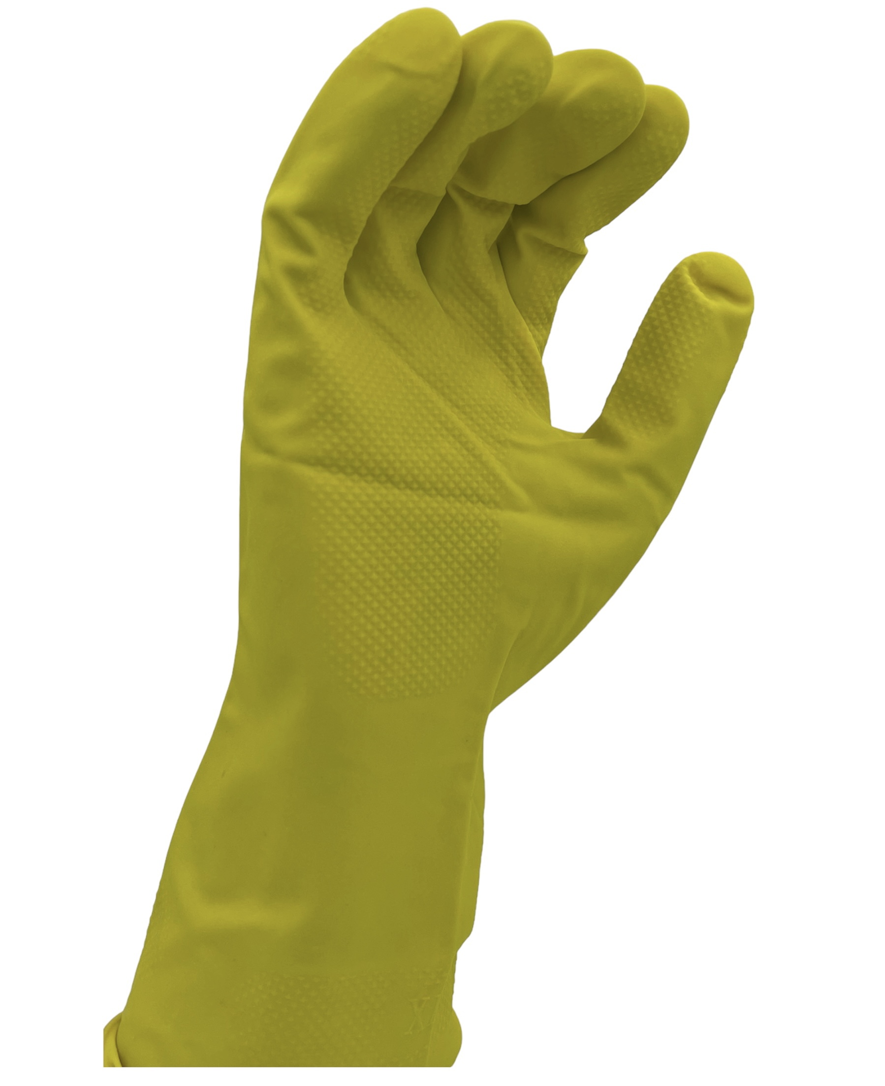 GRFLMB	Eagle - Latex Flocklined Yellow Rubber Glove 30CM