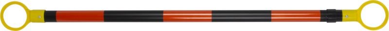 BCB781	Retractable ABS Cone Bar (Extendable 135CM - 210CM) - Orange/Black